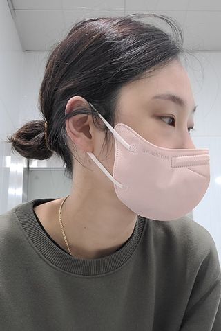 애니가드 셋업메베마스크 (대형 4컬러 + 중형 4컬러) — 5점을 준 리뷰어가 2022년 4월 올린 사용 사진