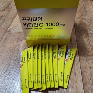 서울약사신협 프리미엄 비타민C 1,000mg_2.5g x 50포 — 5점을 준 리뷰어가 2021년 10월 올린 사용 사진