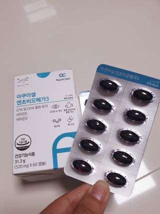 메디포스트 모비타 아쿠아셀 엔초비오메가3 60캡슐 — 5점을 준 리뷰어가 2023년 2월 올린 사용 사진
