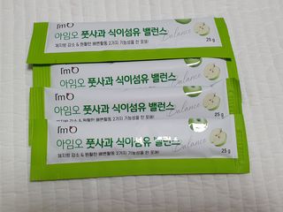 아임오 풋사과 식이섬유 밸런스 젤리 14포 — 5점을 준 리뷰어가 2021년 6월 올린 사용 사진