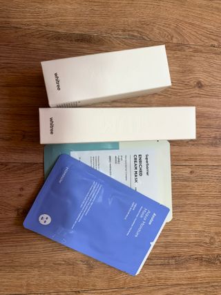 화이트리 비움 약산성 클렌징젤 ,마일드 필링젤 세트 — 3.5점을 준 리뷰어가 2021년 2월 올린 사용 사진