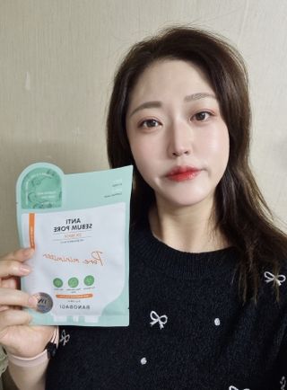 바노바기 코스메틱 바노바기 디엑스 마스크 — 5점을 준 리뷰어가 2024년 6월 올린 사용 사진