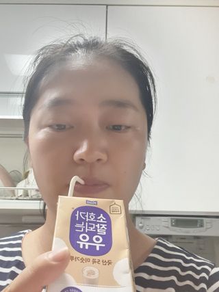 소화가 잘되는 우유 국산 5곡 미숫가루 — 5점을 준 리뷰어가 2021년 9월 올린 사용 사진