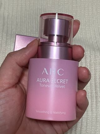 AHC 아우라 시크릿 톤업 벨벳 — 4.5점을 준 리뷰어가 2021년 4월 올린 사용 사진