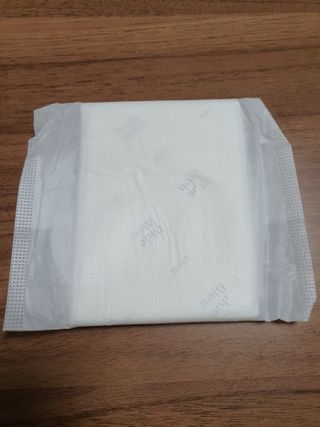 블루블루 유기농 순면 커버 생리대 — 5점을 준 리뷰어가 2021년 2월 올린 사용 사진