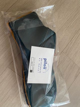 [사이즈가 있는 양말 필로이] 남/여 골지 발목 양말 4족 세트 남【S, M, L, XL】여【S, M, L】_컬러 랜덤 — 5점을 준 리뷰어가 2022년 6월 올린 사용 사진