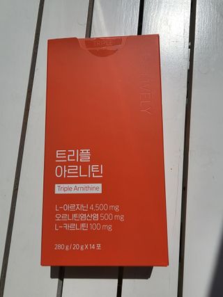 오늘도 트리플아르니틴 — 5점을 준 리뷰어가 2022년 8월 올린 사용 사진
