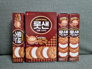 롯데제과 롯샌 카페크런치 — 5점을 준 리뷰어가 2021년 10월 올린 사용 사진