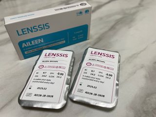렌시스 LENSSIS [ 렌시스 ] 인생정착템 , 영롱한 매력이 있는 ＃에일린시리즈 1개월용 ｜ 4컬러 중 택1 ｜ — 5점을 준 리뷰어가 2021년 4월 올린 사용 사진
