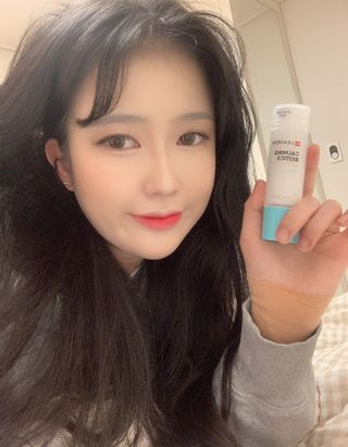 리더스코스메틱 카밍 바이오틱스 앰플 — 5점을 준 리뷰어가 2021년 3월 올린 사용 사진