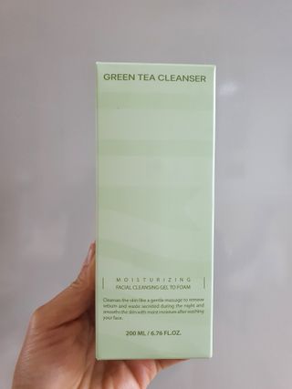 프리마인 메이크업과 들뜨는 각질까지 한방에 깐달걀로! 순하기까지한 셀베이스 그린티클렌저(200ml) — 5점을 준 리뷰어가 2023년 1월 올린 사용 사진