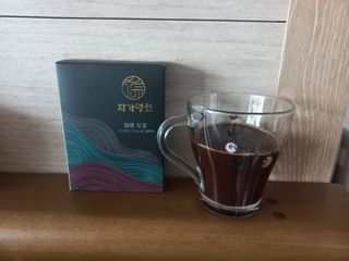 차가명원 차가버섯 프리미엄 추출분말 10일분(20포) — 4.5점을 준 리뷰어가 2022년 6월 올린 사용 사진