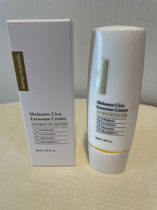 하이브리온 [쿠팡]멜라제로 시카엑소좀 크림 50ml PDRN 줄기세포 주름 미백기능성 피부과 병원입점, 1개, 50g — 5점을 준 리뷰어가 2025년 6월 올린 사용 사진