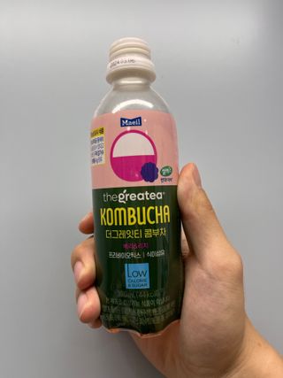 더그레잇티 콤부차 [매일유업] 더그레잇티 44kcal 콤부차 300ml *12개입 (오리지널 6개+베리리치 6개) — 5점을 준 리뷰어가 2023년 9월 올린 사용 사진