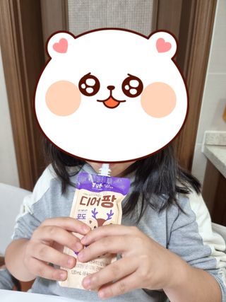 [몸엔용] 우리 아이 건강간식, 달콤한 녹용곤약젤리 디어팡 4종 — 5점을 준 리뷰어가 2021년 11월 올린 사용 사진