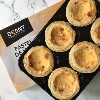 디앙뜨 포르투갈 에그타르트 오리지널 맛+패션후르츠+초콜릿타르트 맛 중 택1 — 5점을 준 리뷰어가 2021년 8월 올린 사용 사진