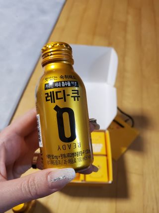 발그레 소주잔 증정, 숙취해소 레디큐 스페셜 에디션 — 4점을 준 리뷰어가 2021년 2월 올린 사용 사진