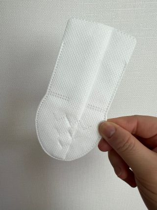 코보콩 에어슈즈 강아지 일회용 신발 소용량 패키지 20매 초경량  미끄럼방지 실내외 겸용 — 4점을 준 리뷰어가 2022년 2월 올린 사용 사진