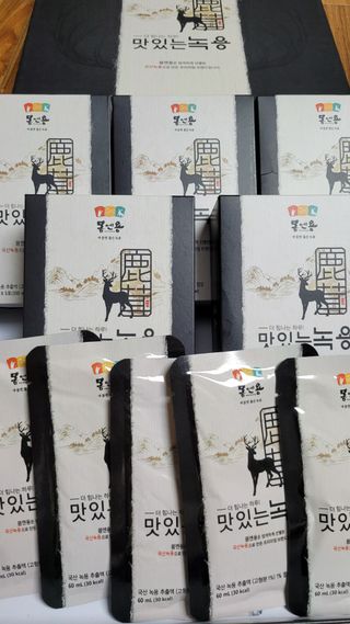 [몸엔용] 과일을 넣어 국산녹용을 맛있게 60ml x 30포 — 5점을 준 리뷰어가 2021년 6월 올린 사용 사진