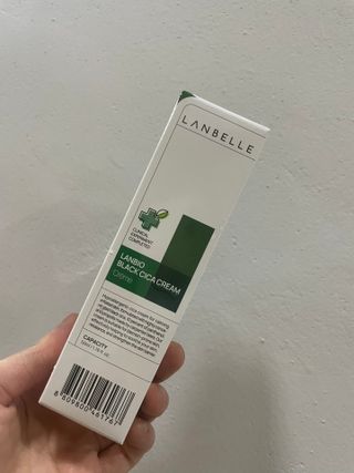랑벨 랑바이오 블랙 시카 크림 50ml(블랙비 프로폴리스, 시카 4종, 판테놀 10 함유) — 5점을 준 리뷰어가 2022년 6월 올린 사용 사진