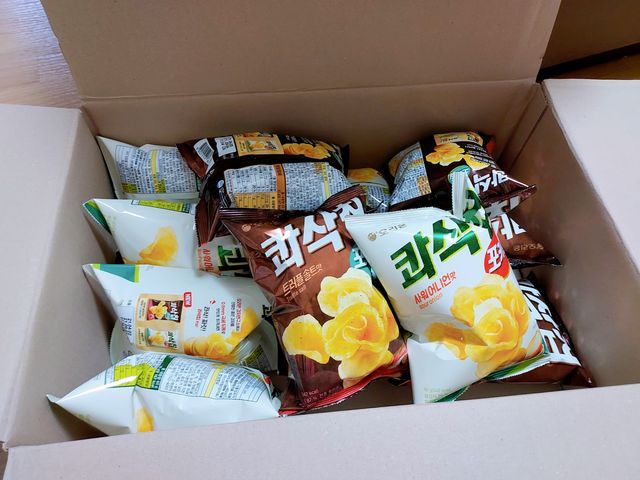 콰삭칩 2종 14봉지 리뷰 사진