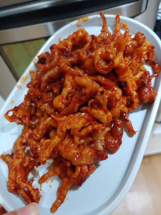불타 호랑이 닭발 250g — 4점을 준 리뷰어가 2021년 7월 올린 사용 사진
