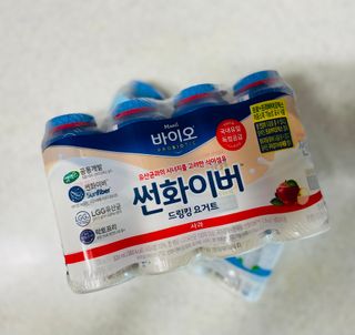 LIVE 매일바이오 썬화이버 드링킹 요거트 — 5점을 준 리뷰어가 2022년 8월 올린 사용 사진