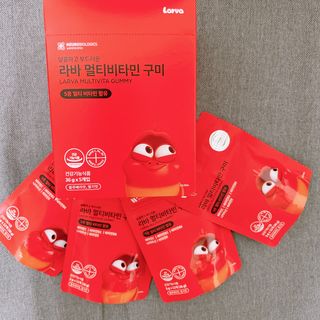 [푸름웰니스] 라바 멀티비타민 구미 36g — 5점을 준 리뷰어가 2022년 4월 올린 사용 사진