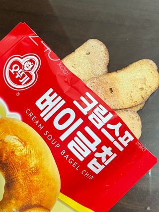 딜라이트 프로젝트 오뚜기스프 베이글칩 2종 — 4점을 준 리뷰어가 2021년 8월 올린 사용 사진