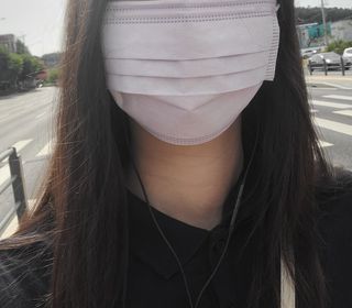 에어에이드 컬러 덴탈 마스크 — 5점을 준 리뷰어가 2021년 8월 올린 사용 사진