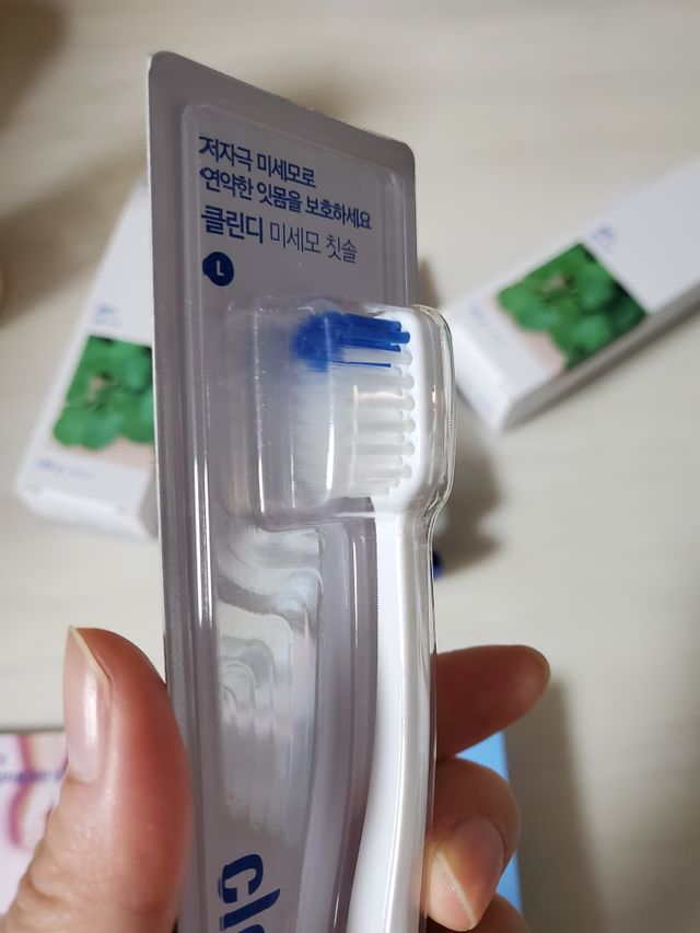 [클린디]🌿민트향으로 상쾌하게, 단짝가글 + 맞춤 칫솔 + 치약 세트🦷 리뷰 사진