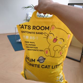 겟플렉스 켓플렉스 캣츠룸BS-1 고양이모래 4kg — 5점을 준 리뷰어가 2021년 3월 올린 사용 사진