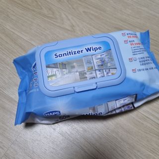 햅스 세균없는 주방 대형 2팩, HAPS sanitizer wipe — 5점을 준 리뷰어가 2022년 2월 올린 사용 사진