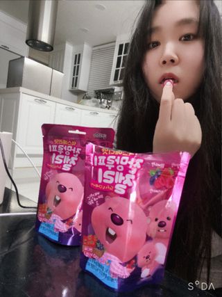 [팔도] 잔망루피젤리 믹스베리맛 42g 8개 — 4점을 준 리뷰어가 2022년 1월 올린 사용 사진