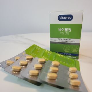 뉴트리션팩토리 비타프렙 바이탈원 종합비타민 멀티비타민 600mg — 4점을 준 리뷰어가 2021년 10월 올린 사용 사진