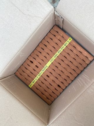 [신흥산업] 붙이는 벽돌 황토 파벽돌 230mm 45장,  욕실 인테리어 실내장식 셀프인테리어 — 5점을 준 리뷰어가 2023년 6월 올린 사용 사진