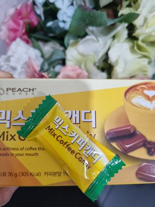 (주) 피치코리아 믹스커피캔디76g x2개입 — 5점을 준 리뷰어가 2022년 11월 올린 사용 사진