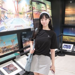 더그린랩 WOMEN TWIST MODAL SHORT SLEEVE — 5점을 준 리뷰어가 2023년 6월 올린 사용 사진