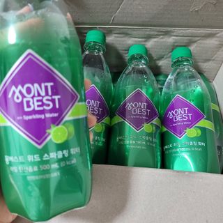 몽베스트 Montbest with Sparkling water Lime20병 — 5점을 준 리뷰어가 2022년 5월 올린 사용 사진