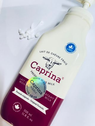카프리나 산양밀크 모이스춰라이징 바디로션 350ml(오리지널향) — 5점을 준 리뷰어가 2023년 4월 올린 사용 사진