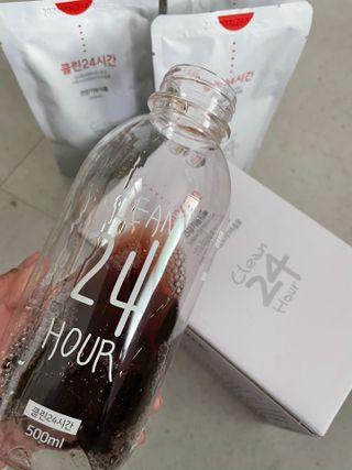 클린24시간 1BOX(5포) + 전용보틀(500ml) — 5점을 준 리뷰어가 2023년 5월 올린 사용 사진