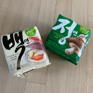 [풀무원] 자연은맛있다 정면, 백면, 홍면  세트 — 4.5점을 준 리뷰어가 2021년 4월 올린 사용 사진