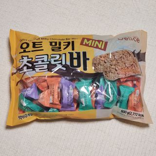 델리스 오트 밀키 초콜릿 바 — 5점을 준 리뷰어가 2023년 1월 올린 사용 사진
