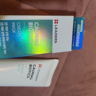 리더스코스메틱 리더스 카밍 바이오틱스 크림 마스크 — 4점을 준 리뷰어가 2021년 3월 올린 사용 사진