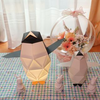 [폴리곤즈] 허들린 패밀리 DIY 블록 세트 (허들린 펭귄 블록+미니허들린 펭귄 블록) — 5점을 준 리뷰어가 2022년 4월 올린 사용 사진
