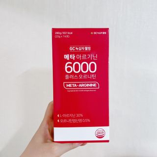 메타아르기닌 GC녹십자웰빙 메타 아르기닌 6000 플러스 오르니틴 — 5점을 준 리뷰어가 2022년 5월 올린 사용 사진