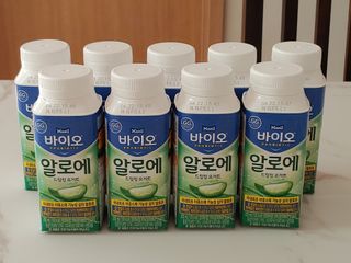 LIVE 매일바이오 알로에 드링킹 요거트 — 5점을 준 리뷰어가 2022년 4월 올린 사용 사진