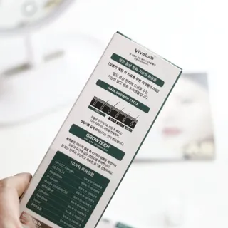 바이브랩 [탈모증상완화] 헤어라인 눈썹 두피앰플 — 5점을 준 리뷰어가 2022년 3월 올린 사용 사진