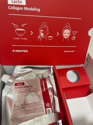 메디필 레드 락토 콜라겐 모델링 팩 — 5점을 준 리뷰어가 2021년 3월 올린 사용 사진