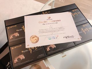서울약사신협 약사신협_흑마늘진액_70mlx30포 — 5점을 준 리뷰어가 2021년 4월 올린 사용 사진